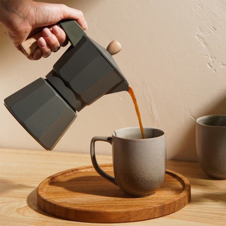Geyser Coffee machine SL Home "Framo", 300 ml, 11 × 15.5 × 20 cm, olive color-6