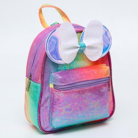 Baby backpack with pocket, 20 cm x 10 cm x 23 cm "mouse with a bow", Minnie Mouse-2