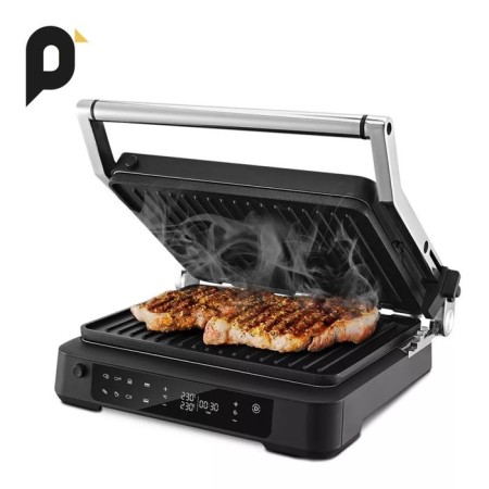 Electric grill KitFort KT-3675, 2000 watts, anti-stick coating, 35.5x32 cm, black