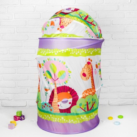 Basket for Velcro toys large "jungle" 60 × 60 × 80 cm