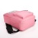 Young backpack from textiles with a zipper, waterproof, 4 pockets, pink color
