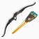 A toy for shooting "Onions with arrows" for children, arrows on suction cups, 46cm, black