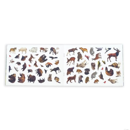 100 stickers "Forest animals", 12 p.-2