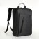 City backpack on a zipper, 2 pockets, with USB, black color