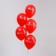 Latex ball 12 "" Only for you... ", pastel, set of 50 pcs., Red color