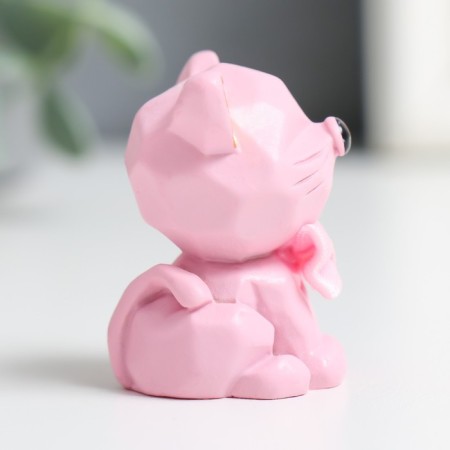 Polystone souvenir "Kitten with a bow" MIX 4x2.5x3 cm-3