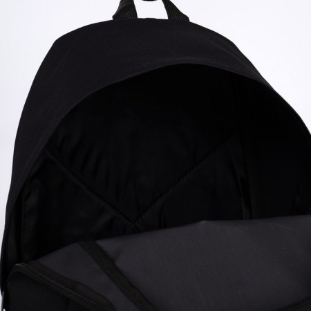 School youth backpack, lightning department, n/pocket, “mask”, black, 33x13x37-7
