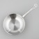 Frown of stainless steel luxstahl, d = 26 cm, h = 7.5 cm, triple bottom, induction