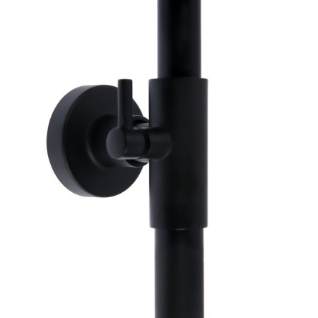 Showing system Accoona A83207F, single -leaf, pour 141 mm, tropical shower, watering can, black-5