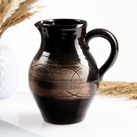 Kuvshin "Goncharny" 1l / 18-20x14-16cm, old