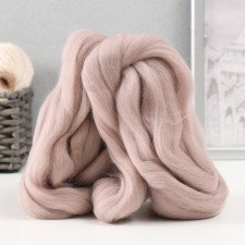 Fasting wool 100% half -toned wool 50 g (pearl rose - 231)