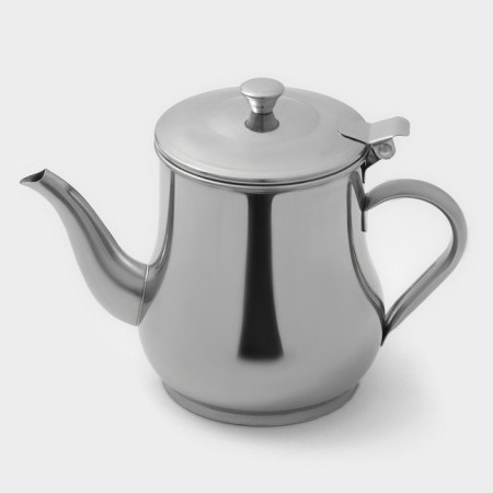A teapot of stainless steel "Sultan", 700 ml, 201 steel, chrome color