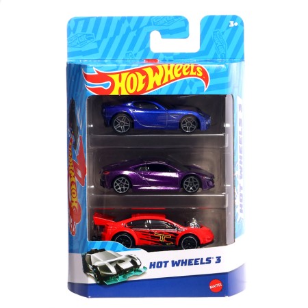 Набор машинок Hot Wheels, в наборе - 3 шт, МИКС-12