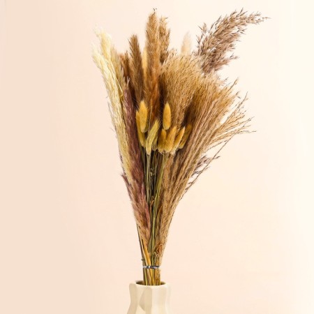 Bouquet of dried flowers "Grace" height 47 cm.-1