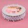 New Year! Decorative curly tape "Snowflakes", 25 mm, 9 ± 0.5 m, white color