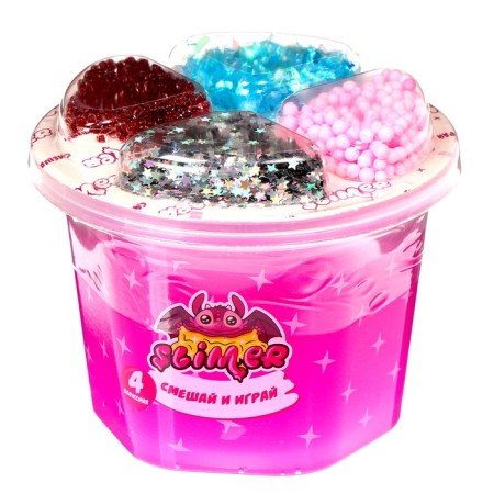 Set Make a slime tm slimer “Mix and play” purple 250 ml, a toy in a set