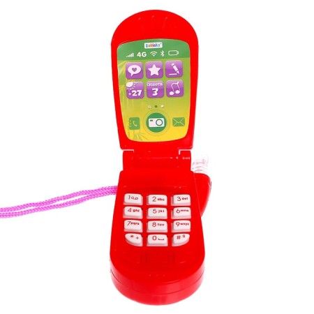 Musical phone "Panda", sound effects, works from batteries, mix-2