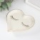 Souvenir ceramic stand for the rings "Heart with cilia" 11x11.5x1.4 cm