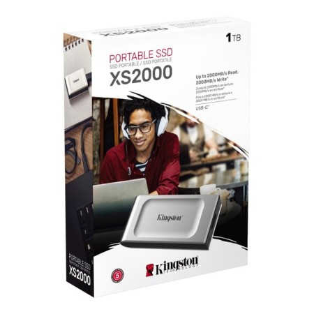 SSD Kingston USB 3.2 1TB SXS2000/1000G XS2000 1.8 "Gray-3