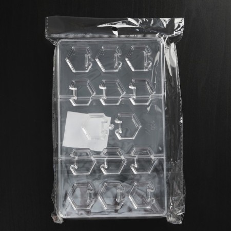 Form for chocolate and sweets “Designer”, 14 cells, 20 × 12 × 2.5 cm, cell 2.8 × 2.8 × 0.8 cm-3