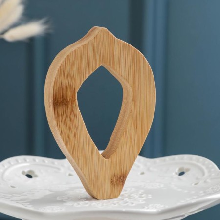 Ceramic 2-tier share of the Susan, 25 × 20 × 27 cm, white color, white-2