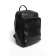 Male backpack, genuine leather, de-gosa black, 27x13x36 cm
