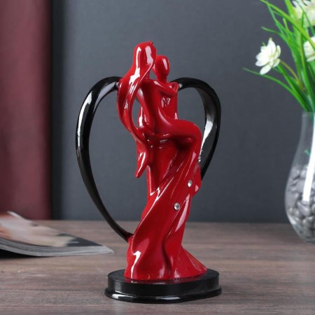 Souvenir Polystone Tenderness (Red-Cherry) 20.5*15.5*8 cm-1