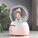 Souvenir Polystone Water Ball Light, Music "kids on the rainbow/month" mix 12x8x8 cm