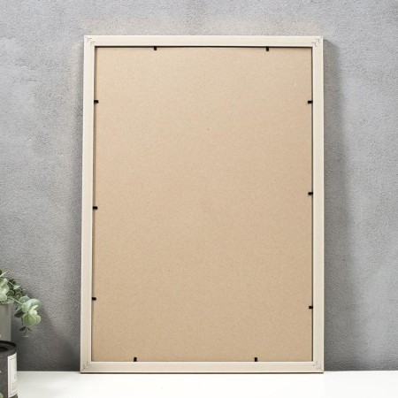 Photo frame plastic 35x50 cm, gold line (plastic screen)-2