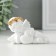 Polystone souvenir "Snowty angel hugs heart with patterns" 9x4.5x5 cm