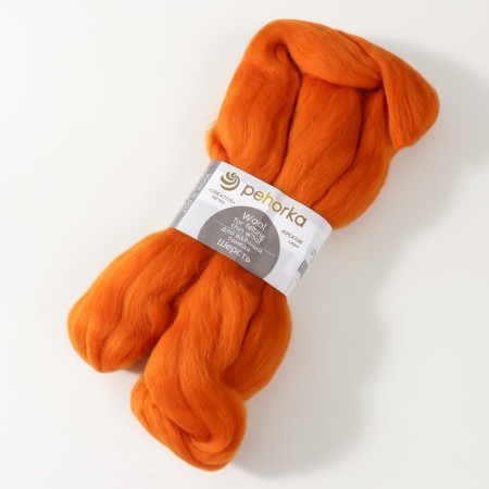 Fasting wool 100% thin wool 50g (194 reddish)-1