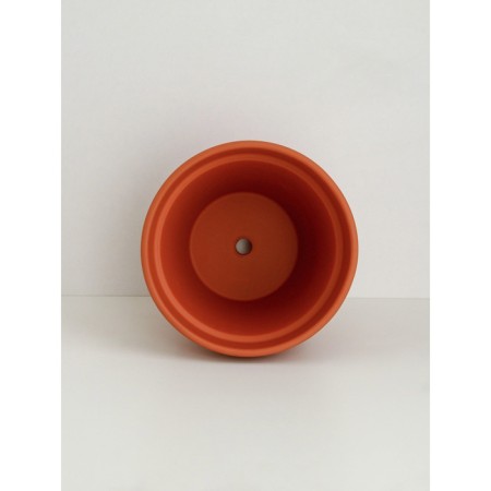 Flower pot "Standard", smooth, red clay, without a pallet, 1.6 liters-3