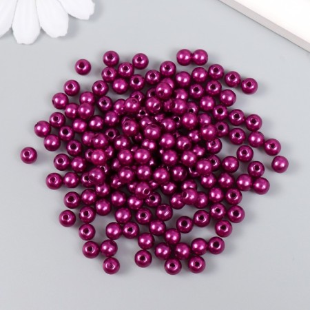 Beads for creativity Plastic "Violet-Blood" set of 200 pcs d = 0.6 cm-1