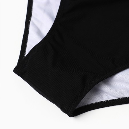 Separate female swimsuit, black color, size 56-4