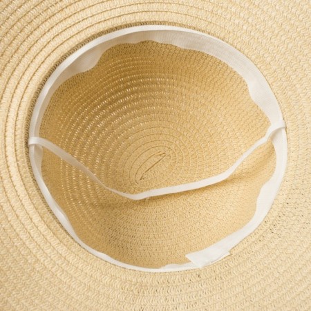 Women's hat minku "Beach", size 56-58, beige color-2