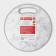 Board cutting plastic shade "Marble", round, d = 30 cm