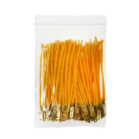 Tip is flat 6 mm, wire 10 cm, packing 100 pcs-5