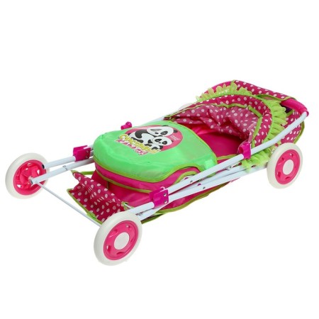 Stroller for dolls "Happy peanut" is universal, with a basket and bag-10