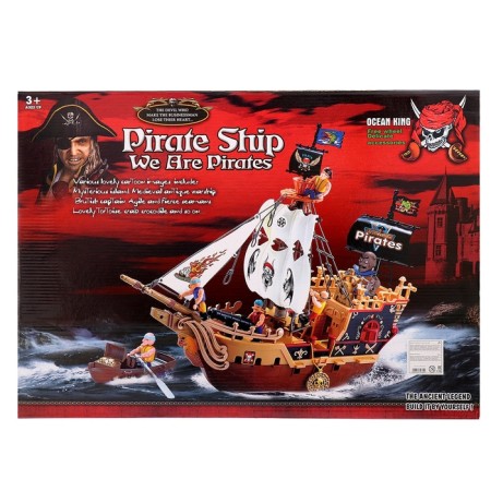 A set of pirates "Terrible Parus", with ship and pirates-24
