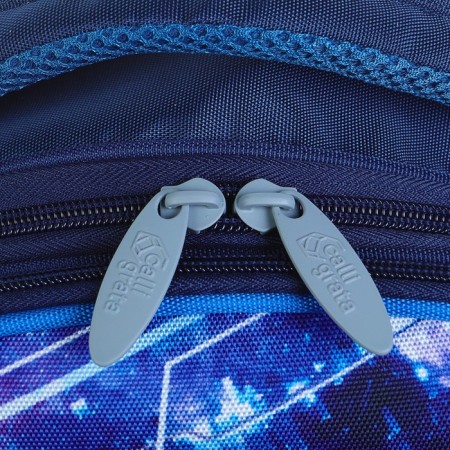 School frame backpack, 37 x 28 x 19 cm, calligrata to "cool cosmos", blue-9