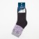 Women's socks, dark gray color, size 23-25