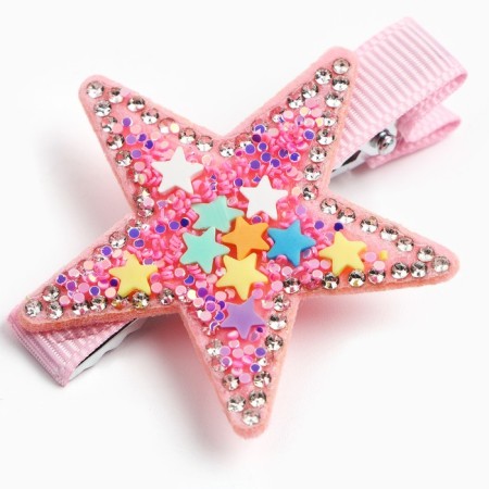 Hair clip, butterfly, star, 2 pcs, 5.5 cm, cats aristocrats-4