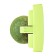 A toy for cats from cat mint "rotating ball" based on 5 x 4 cm, green