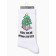Women's socks ”and you are the same and the same”, white color, rr 36-40