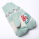 Women's woolen mittens "mountain ash", blue color, size 20-22