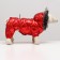 The jumpsuit "Girl" with a weight, size 12 (ds 28 cm, OG 38 cm, Osh 27 cm), red