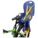 Bell-shaped rear BQ-5A, fastening on the frame, blue color