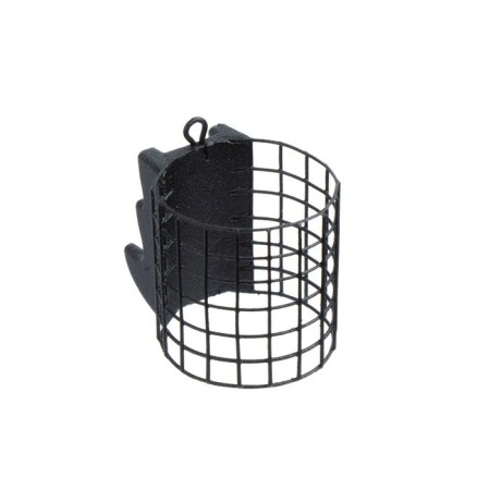 Metallic feeder X-Feeder Me Grip M Grid, Matt Black, 50 g, 28 ml