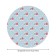 Tables on the table “Walk of cats”, round, oxford, elastic band, size 120x120 cm, diameter 75-100 cm