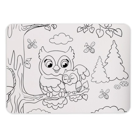 Puzzle in the frame "Forest animals", 34 details + coloring-2